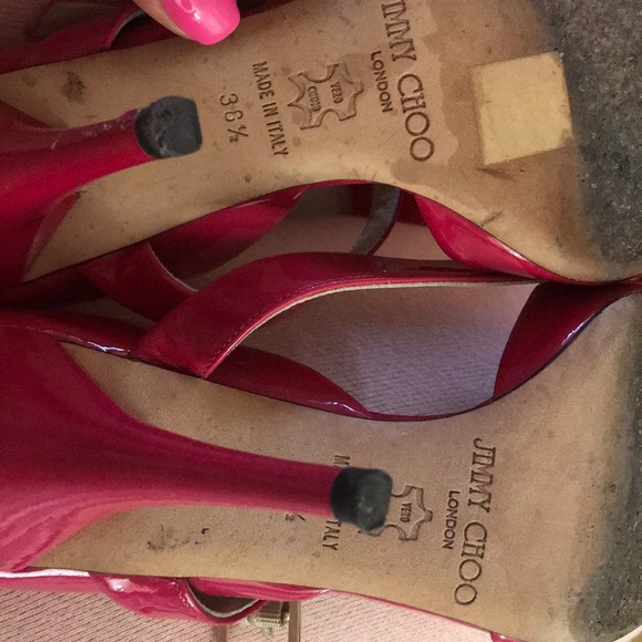 Jimmy choo fuchsia pen toe pumps - Picture 6 of 6